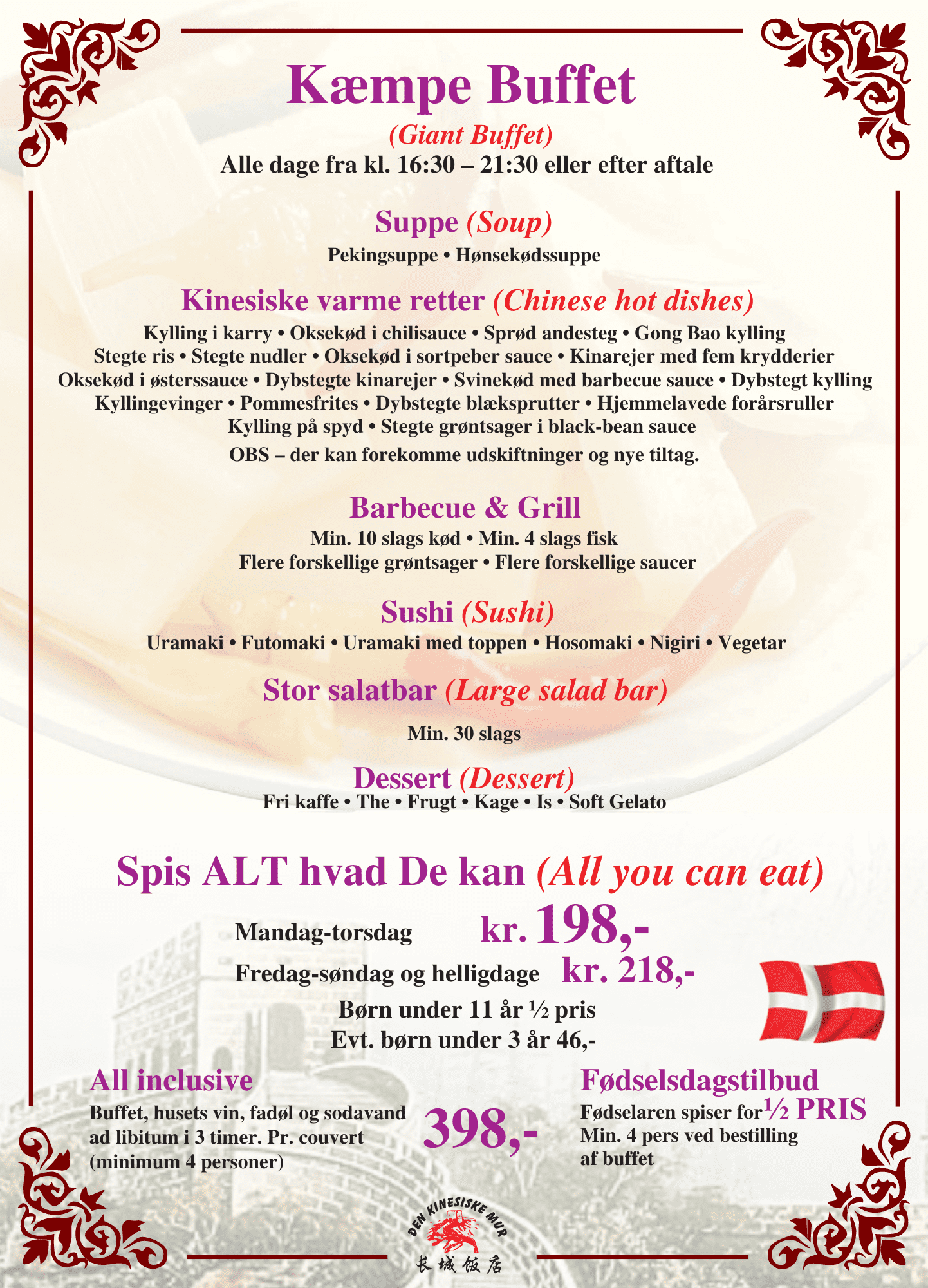 kinesisk buffet